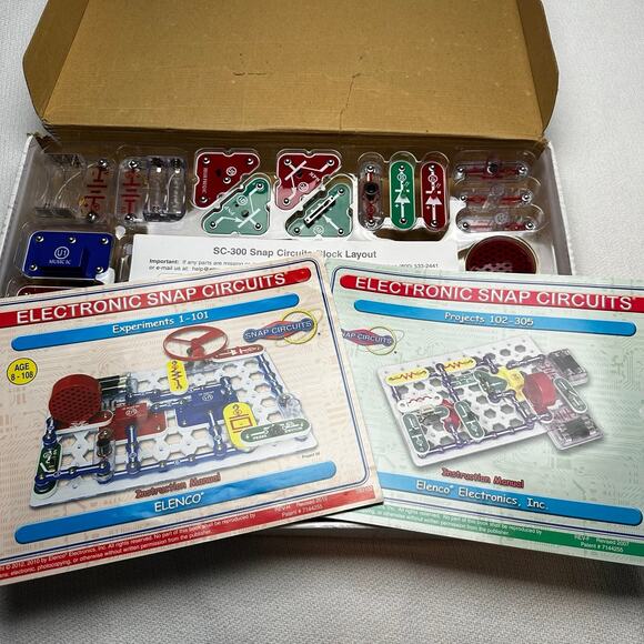 ELENCO ELECTRONICS SNAP CIRCUITS SET model sc-300 - Picture 4 of 8